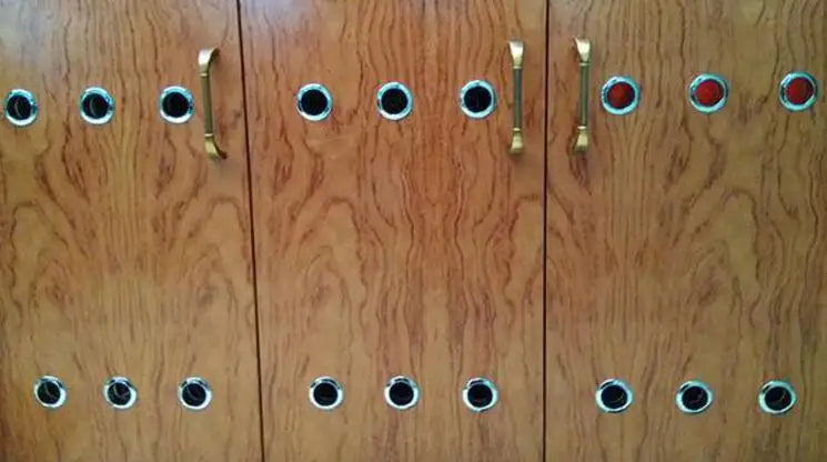 Computer Desk Cable Grommets Wire Hole Cover Cabinet Vent Decorative Ring Cable Outlet Port Furniture Hardware Desk Accessories