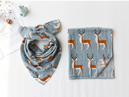 Hot New Baby Blankets Newborn Soft Organic Cotton Bamboo Baby Bibs Muslin Swaddle Wrap Feeding Burpy Towel Scarf Big Diaper