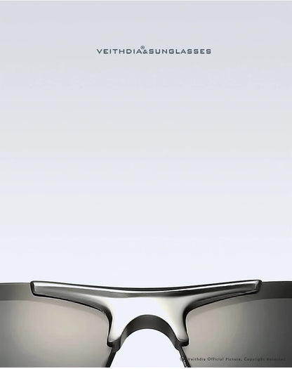 VEITHDIA Aluminum Magnesium Men's Sunglasses Polarized UV400 Coating Mirror Sun Glasses Outdoor Male Eyewear Accessories 6588