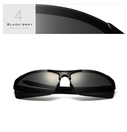 VEITHDIA Aluminum Magnesium Men's Sunglasses Polarized UV400 Coating Mirror Sun Glasses Outdoor Male Eyewear Accessories 6588