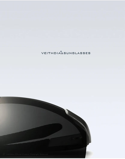 VEITHDIA Aluminum Magnesium Men's Sunglasses Polarized UV400 Coating Mirror Sun Glasses Outdoor Male Eyewear Accessories 6588