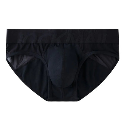 Jockmail Sexy Men's Underwear Briefs Cotton Low Rise Underpant Net yarn Lace , Breathable Summer Shorts calzoncillos hombre slip