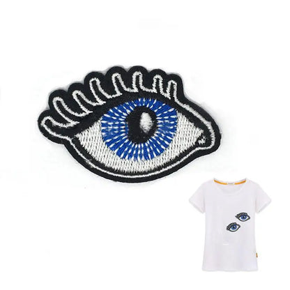 6pcs mixed random  Patches Unicorn  Skull iron on Embroidered Clothing Halloween patch For garment  sewing accessories  supplies
