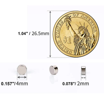 5x2 5x3 6x1 6x2 4x2 5x1 Neodymium Magnet NdFeB Round Super Powerful Strong Permanent Magnetic Imanes 10x1 10x1.5 10x2