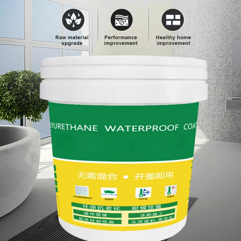 Innovative Sealer Mighty Paste Polyurethane Waterproof Coating for Home House Bathroom Roof NIN668