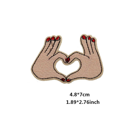 6pcs mixed random  Patches Unicorn  Skull iron on Embroidered Clothing Halloween patch For garment  sewing accessories  supplies