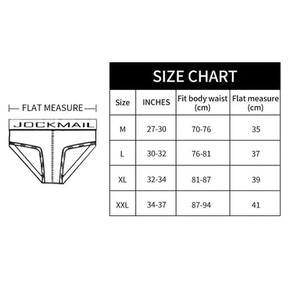 Jockmail Sexy Men's Underwear Briefs Cotton Low Rise Underpant Net yarn Lace , Breathable Summer Shorts calzoncillos hombre slip