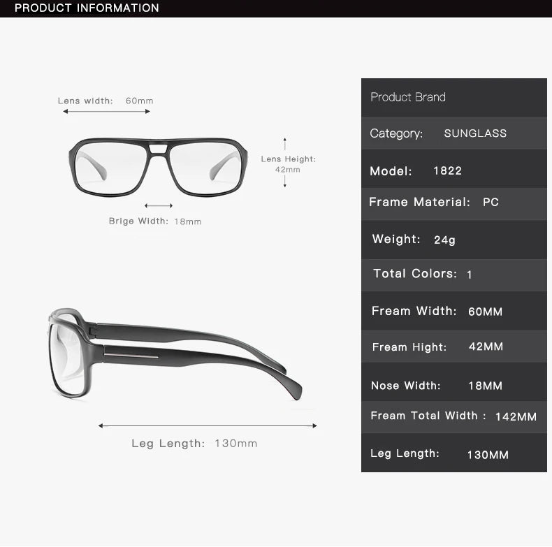 HOOLDW Polarized Photochromic Sunglasses Men Outdoor Sports Chameleon Sun glasses Driving Goggles Glasses Change Color Eyewear