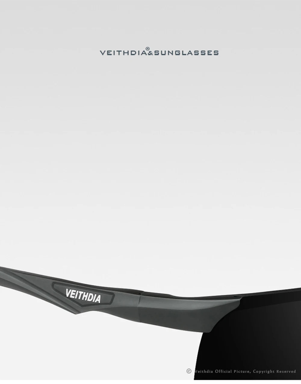 VEITHDIA Aluminum Magnesium Men's Polarized VU400 Sun Glasses Night Vision Mirror Male Eyewear Sunglasses Goggle Oculos  6502