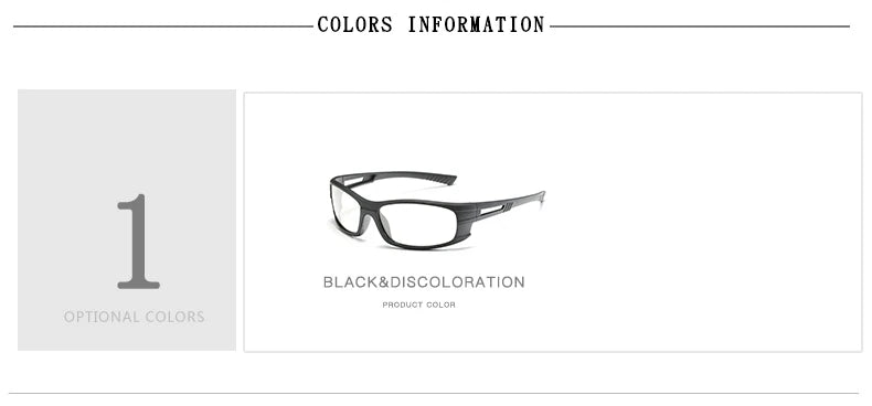 HOOLDW Polarized Photochromic Sunglasses Men Outdoor Sports Chameleon Sun glasses Driving Goggles Glasses Change Color Eyewear