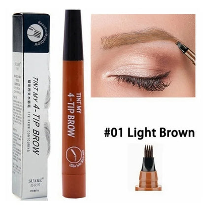 "5 Colors Microblading Eyebrow Pen Waterproof Liquid
