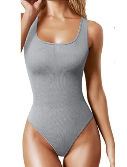 Women's U-Neck Sleeveless Bodycon