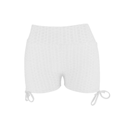 Women's Elastic High Waist Workout Shorts