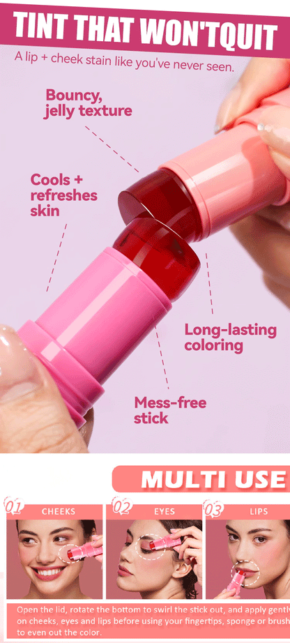 New Natural Long-lasting, Waterproof Contouring and Brightening Liquid Blush Stick Makeup for Women Daily Use All Skin Types