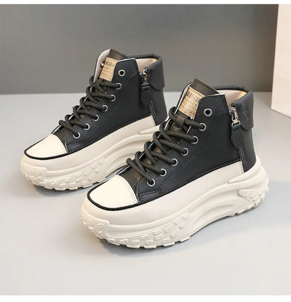 2024 New Women Sneakers Luxury Fashion High Top Women Boots Platform Casual Shoes Outdoor Running Shoes for Women Tenis De Mujer