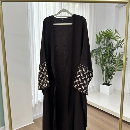 Eid Muslim Abaya for Women Modest Dresses Jalabiya Embroidery Saudi Arab Long Robe Ramadan Morocco Kaftan Dubai Abayas Vestidos