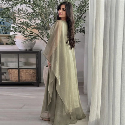 Modest Dress for Women Abaya Bat Sleeve Long Robe Ramadan Morocco Dubai Abayas Kaftan Islam Eid Muslim Vestidos Jalabiya Dresses