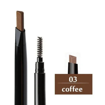 5 Color Double Ended Eyebrow Pencil Waterproof Make Up Long Lasting No Blooming Rotatable Triangle Eye Brow Tattoo Pen Makeup