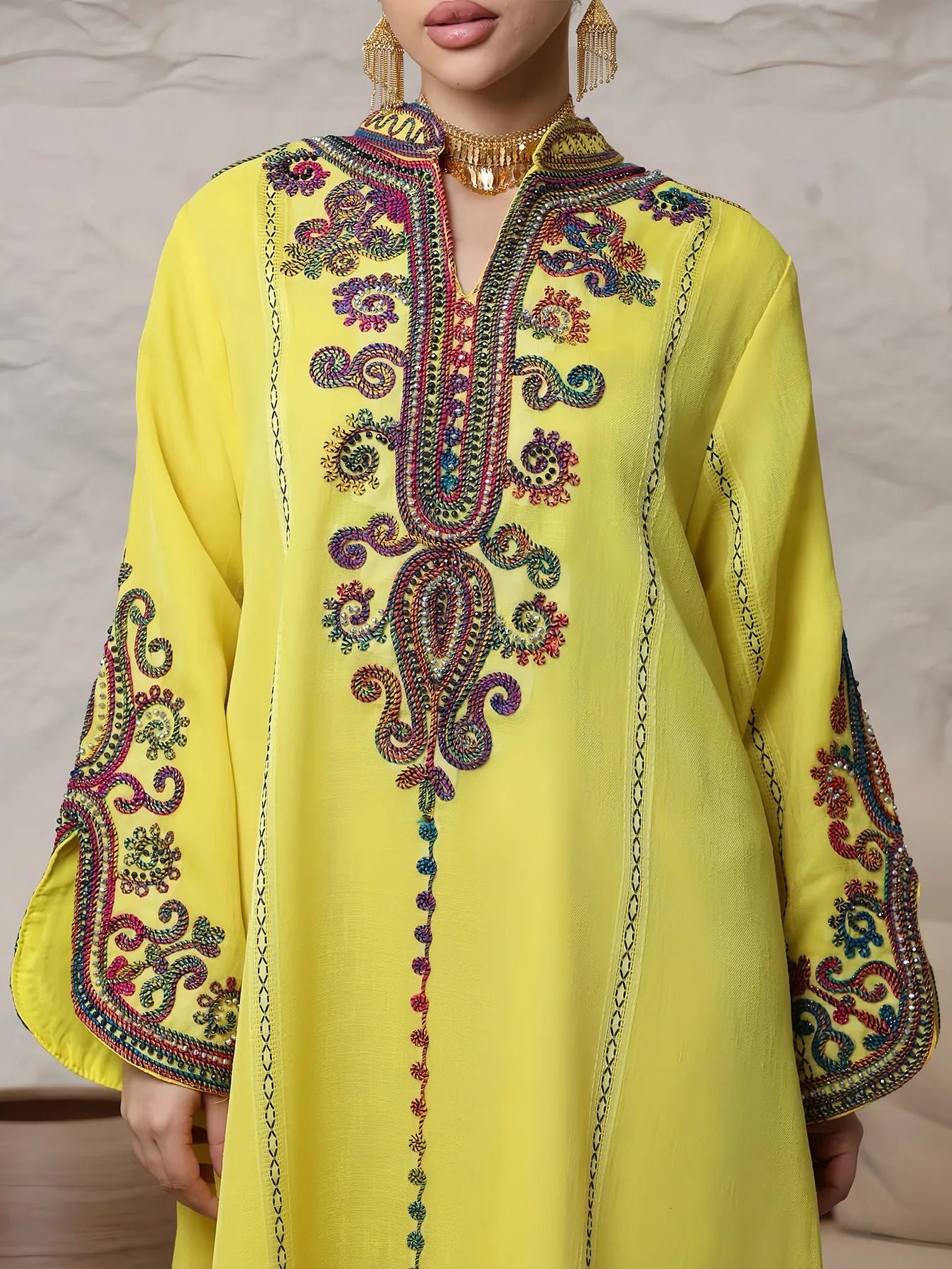Muslim Abaya for Women Party Dresses Embroidery Long Robe Eid Ramadan Dubai Abayas Kaftan Arab Jalabiya Modest Vestidos Morocco
