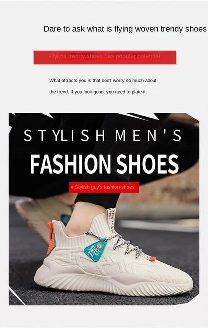 2022 Men Sneakers  New Style Breathable Lace Up Men Mesh Shoes Fashion Casual No-slip Vulcanize Shoes Men Tenis Masculino