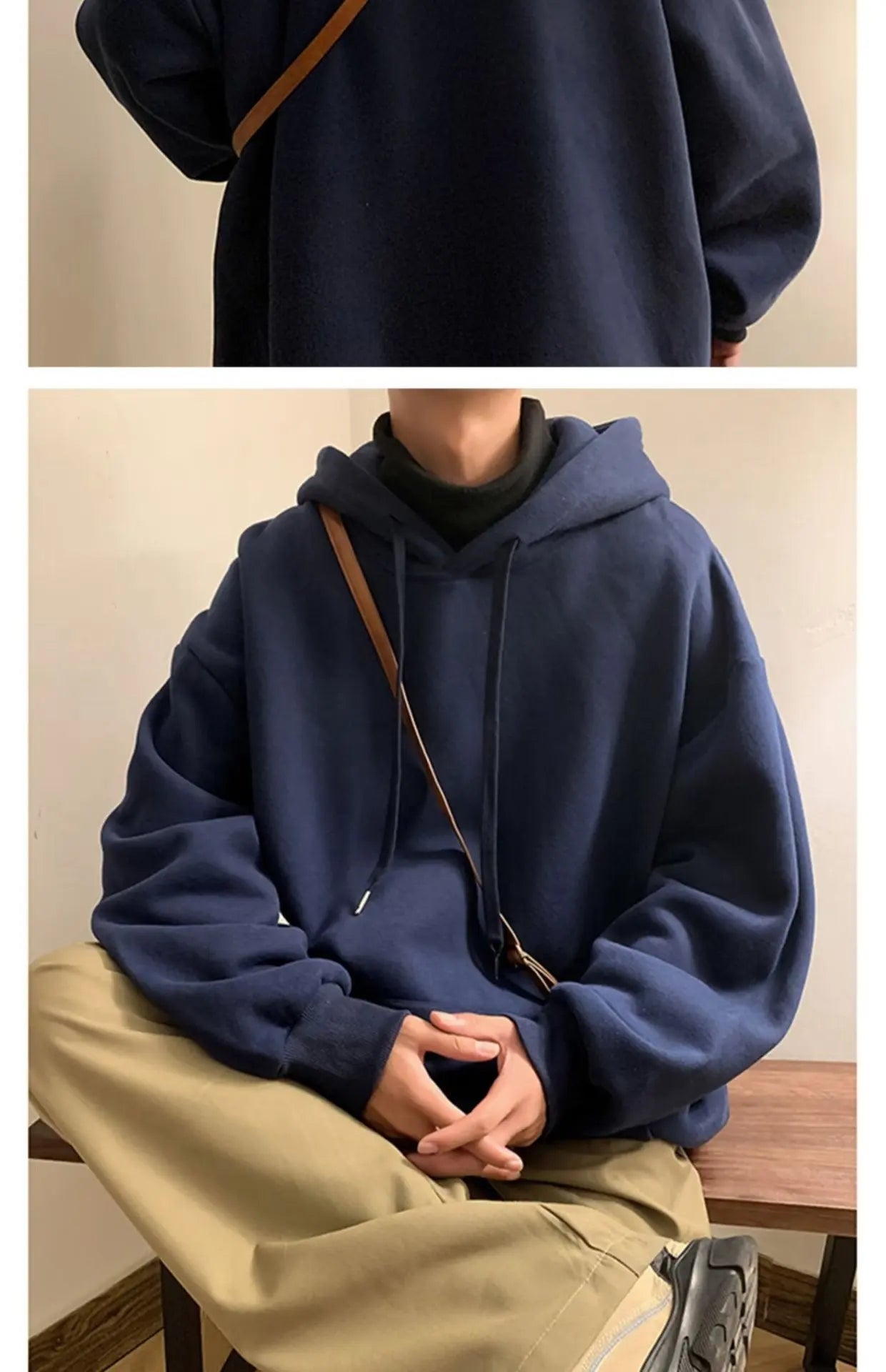 6 Colors Spring Autumn Solid Hoodie Men Harajuku Fashion Casual Oversized Hoodies Women Loose Hooded Sweatshirt Streetwear Y2k