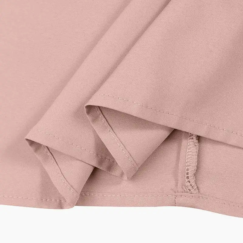 New Elegant Simple Lace-up Muslim Dress Long Sleeve Solid Color Sundress Robe Modest Muslim Robe Dress