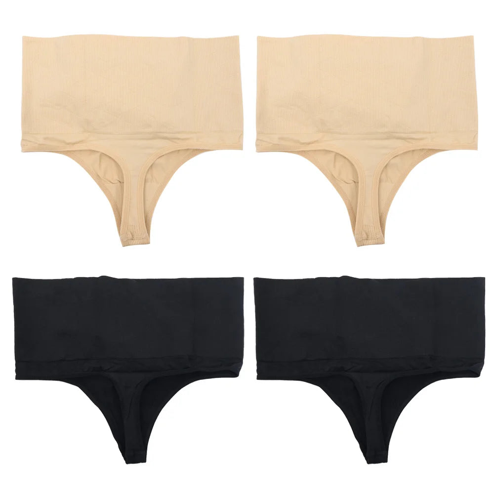 Sexy Women Thong Shaper High Waist Tummy Control Panties Slimming Underwear Waist Trainer Shaping Briefs Butt Lifter Body Shaper