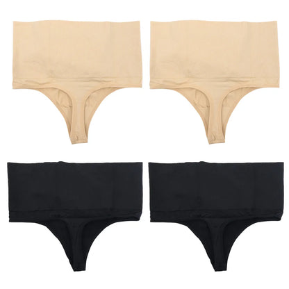 Sexy Women Thong Shaper High Waist Tummy Control Panties Slimming Underwear Waist Trainer Shaping Briefs Butt Lifter Body Shaper