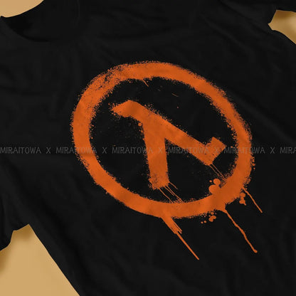 Half Life Game Rise Shine T Shirt Graphic Men's Tees Summer Cotton Tops Harajuku O-Neck TShirt