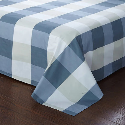 1 piece polyester cotton bed sheet soft printing wash cotton bed sheet