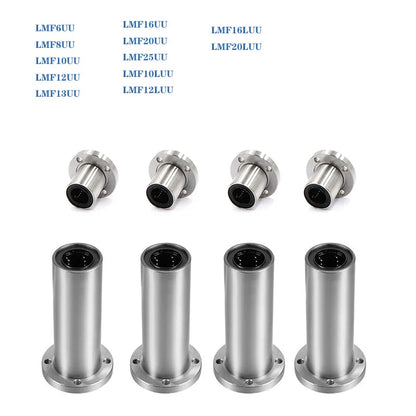 4/10pc LM6UU LM8UU LM10UU LM8LUU LM6LUU LM12UU LM3UU LM4UU LM14UU Long Type 8mm Linear Ball Bearing CNC Parts for CNC 3D Printer