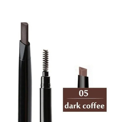 5 Color Double Ended Eyebrow Pencil Waterproof Make Up Long Lasting No Blooming Rotatable Triangle Eye Brow Tattoo Pen Makeup