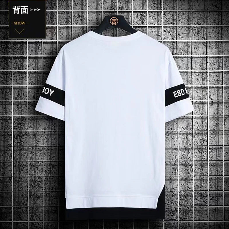 2022 New Men's T Shirts Japan Fashion Summer Short Sleeve Print T Shirts Men Casual Harajuku Men Clothing Graphics T Shirts Men