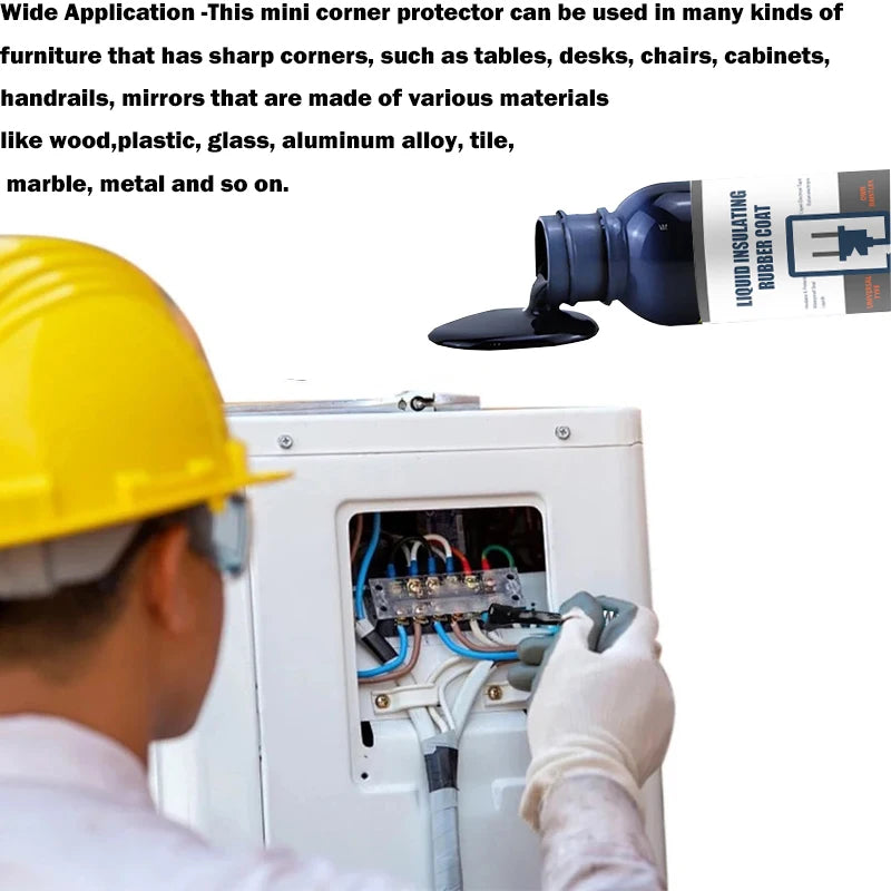 Waterproof Liquid Insulation Electrical Tape Insulating Repair Rubber Electrical Wire Cable Paste Coat Glue with Tester Pen Tool