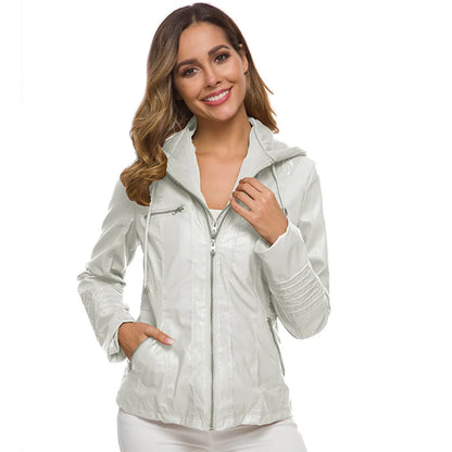 Women's Faux Leather Jacket