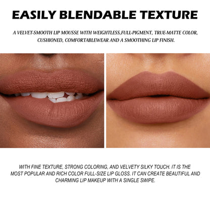 8 Colors Matte Liquid Lipstick Non Stick Cup Waterproof Lip Gloss Long Lasting Lip Tint Korean Cosmetics Makeup For Women