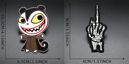 Halloween Iron-on Patch for Clothes Stickers Pumpkin Ghost Apple Devil Embroidery Backpack Jacket Horror Punk Patches Decorative