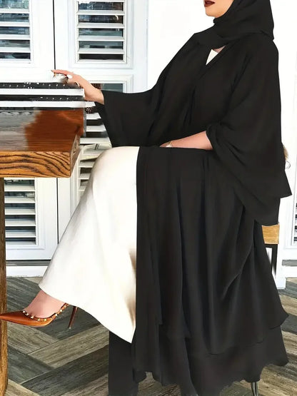 Muslim Long Abaya Dress Turkey Islamic Women Robe Hijab Headscarf Sashes Morocco Kaftan Dubai Arabic Jalabiya Modest Vestidos