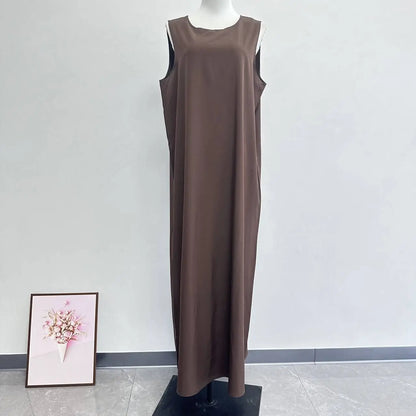 Muslim Women Dress Two Piece Set Eid Ramadan Morocco Dubai Open Abayas Vestidos Arab Cardigan Robe Suit Islam Modest Kaftan