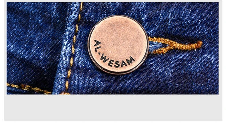 Business Men's Jeans Casual Straight Stretch Fashion Classic Blue Black Work Denim Trousers Male Brand Clothing