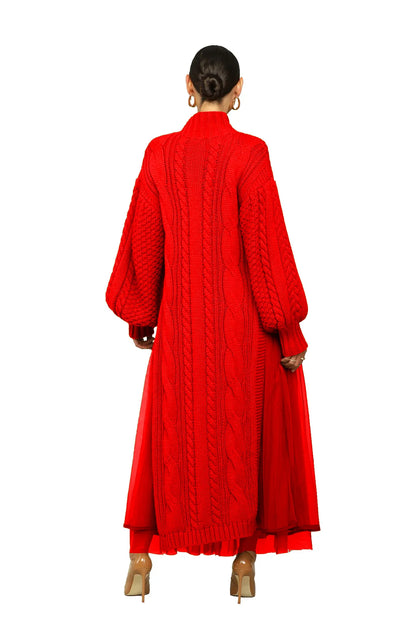 Muslim Women Knitting Dress Modest Robe Vestidos Dubai Saudi Arabic Morocco Abaya Jalabiya Eid Ramadan Knitted Dresses Abayas