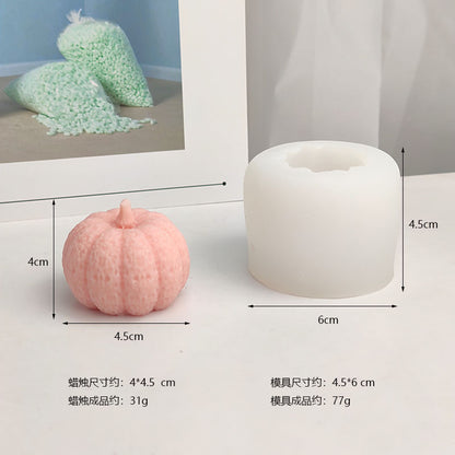 Halloween Pumpkin Silicone Candle Mold DIY Gypsum resin Epoxy Ice Cube Chocolate Baking Mould Holiday Souvenirs Home Decor Gifts