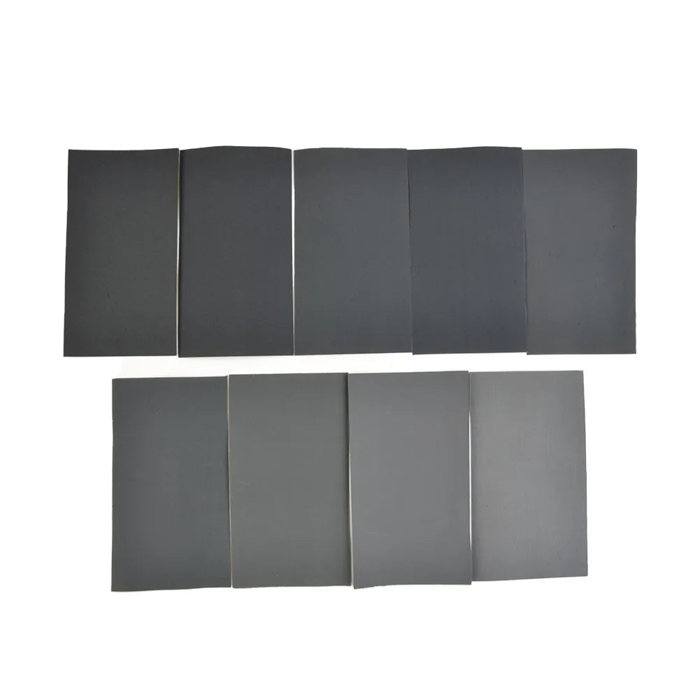 15pcs Car Surface Sand Paper 400-3000 Grit Car Metal Glass Ceramics Wood Polishing Sandpaper Wet/Dry Use