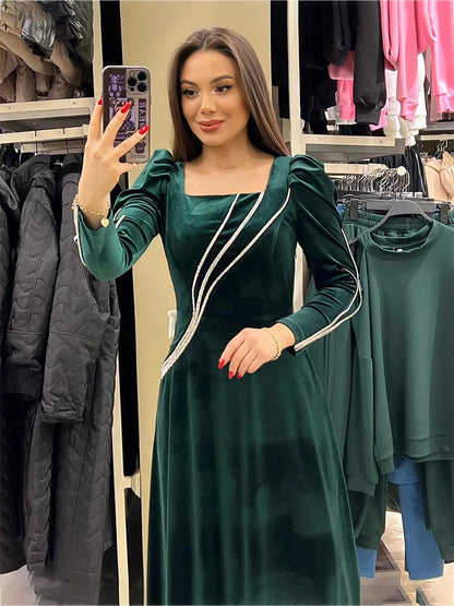Eid Muslim Abaya for Women Party Dresses Jalabiya Ramadan Modest Morocco Dubai Abayas Kaftan Islam Vestidos Arab Long Robe