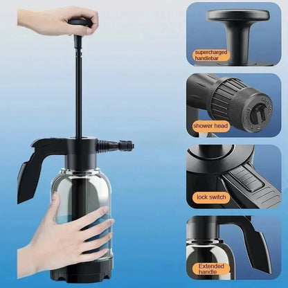 Auto Wash Spray Bottle Foam Hand Pump Foam Sprayer Wash Sprayer Car Air Pressure Spray Washer Nozzle Can Auto Window Cleaning