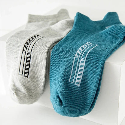 10/5 Pairs Summer Thin Short Socks Ankle Breathable Mesh Sports Sock Men and Women Casual Athletic High Quality Sokken Gifts