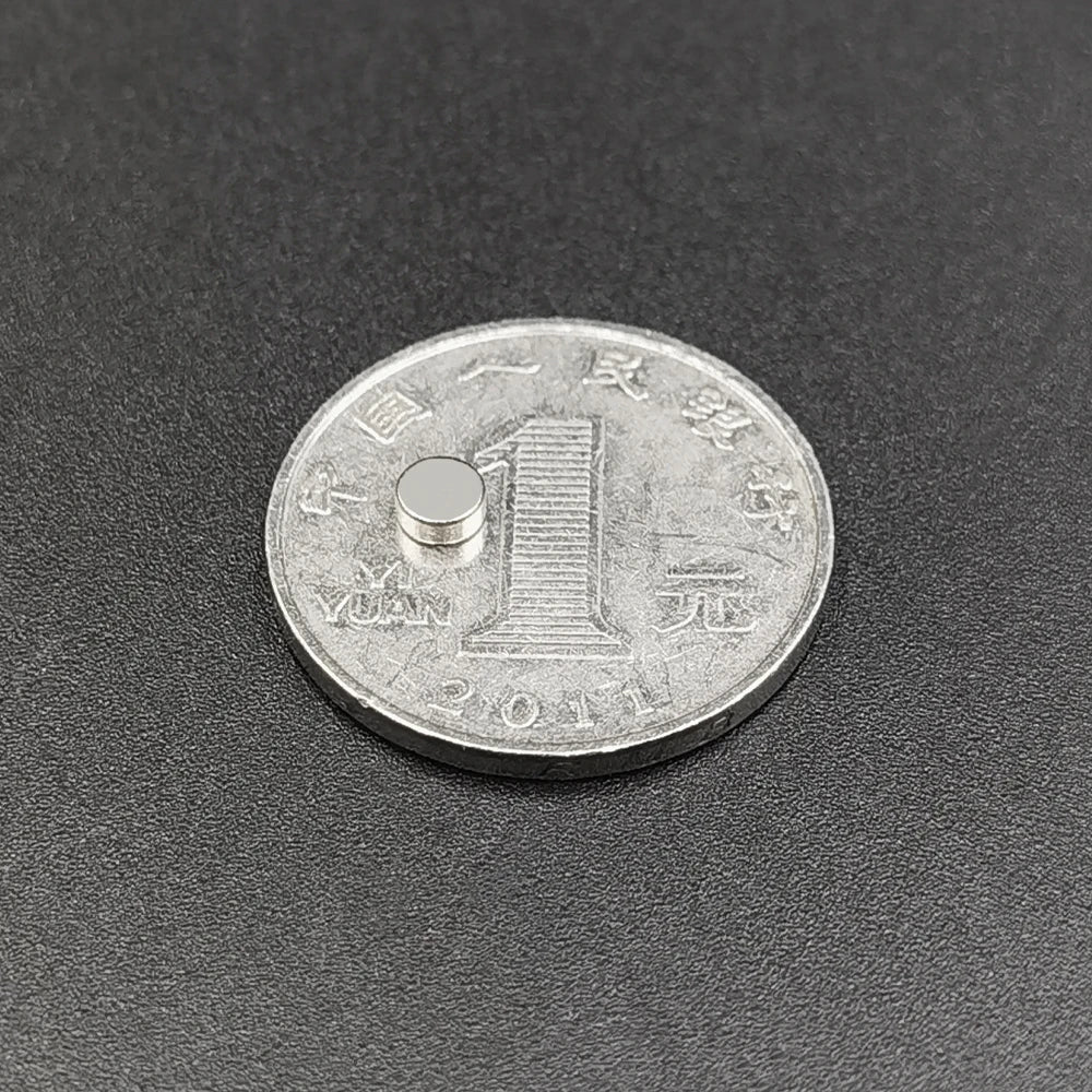 10-1000Pcs 4x2mm Small Neodymium Magnet 4mm X 2mm NdFeB Round Super Powerful Strong Permanent Magnetic Disc for Fridge 4x2mm