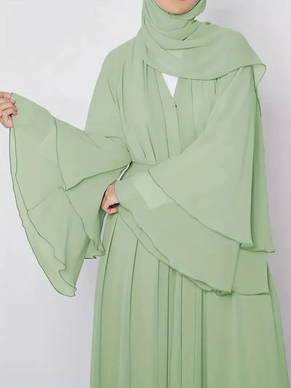 Muslim Long Abaya Dress Turkey Islamic Women Robe Hijab Headscarf Sashes Morocco Kaftan Dubai Arabic Jalabiya Modest Vestidos