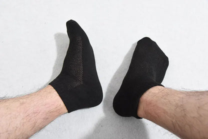 1 Pair Breathable Men's Socks Short Ankle Socks Men Solid Mesh High Quality Male Boat Socks HOT SALE 2023 Hot Men Socks Meias