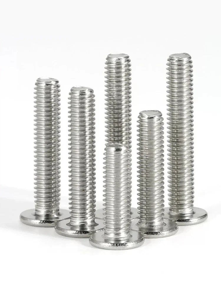 M6 M8 M10 M12 CM Hex Hexagon Socket Ultra Thin Super Low Flat Wafer Head Allen Cap Screw Bolt 304 stainless steel Length 6~120mm